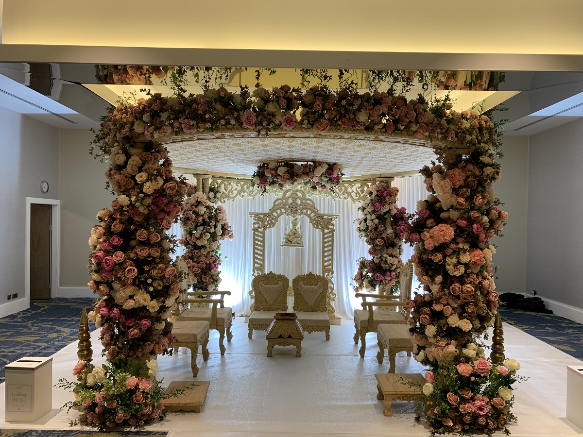 FLORAL MANDAP - EVENT AND WEDDING PLANNERS IN LONDON UK 3