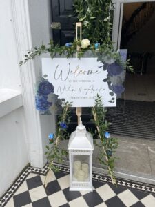 WELCOME SIGN LONDON UK SAI MANDAP 3