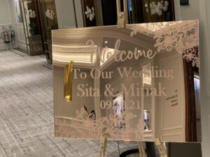 WELCOME SIGN LONDON UK SAI MANDAP 7