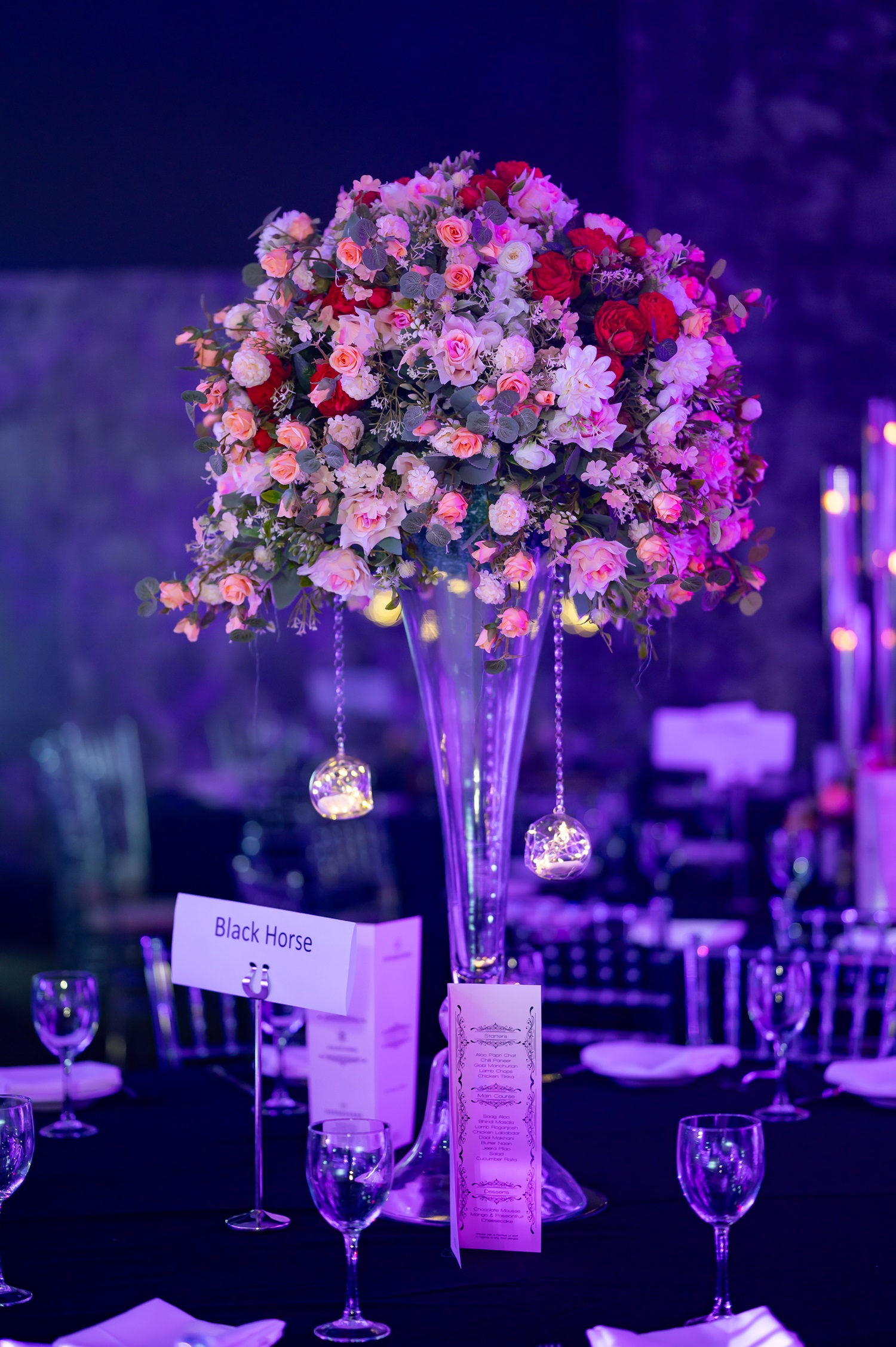 Centerpieces - SAI MANDAPS - WEDDING PLANNER LONDON UK 5
