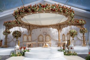 Radhika Floating mandap at Ponsbourne park - Sai Mandaps