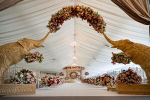 Radhika Mandap at North mymms park - Sai mandaps