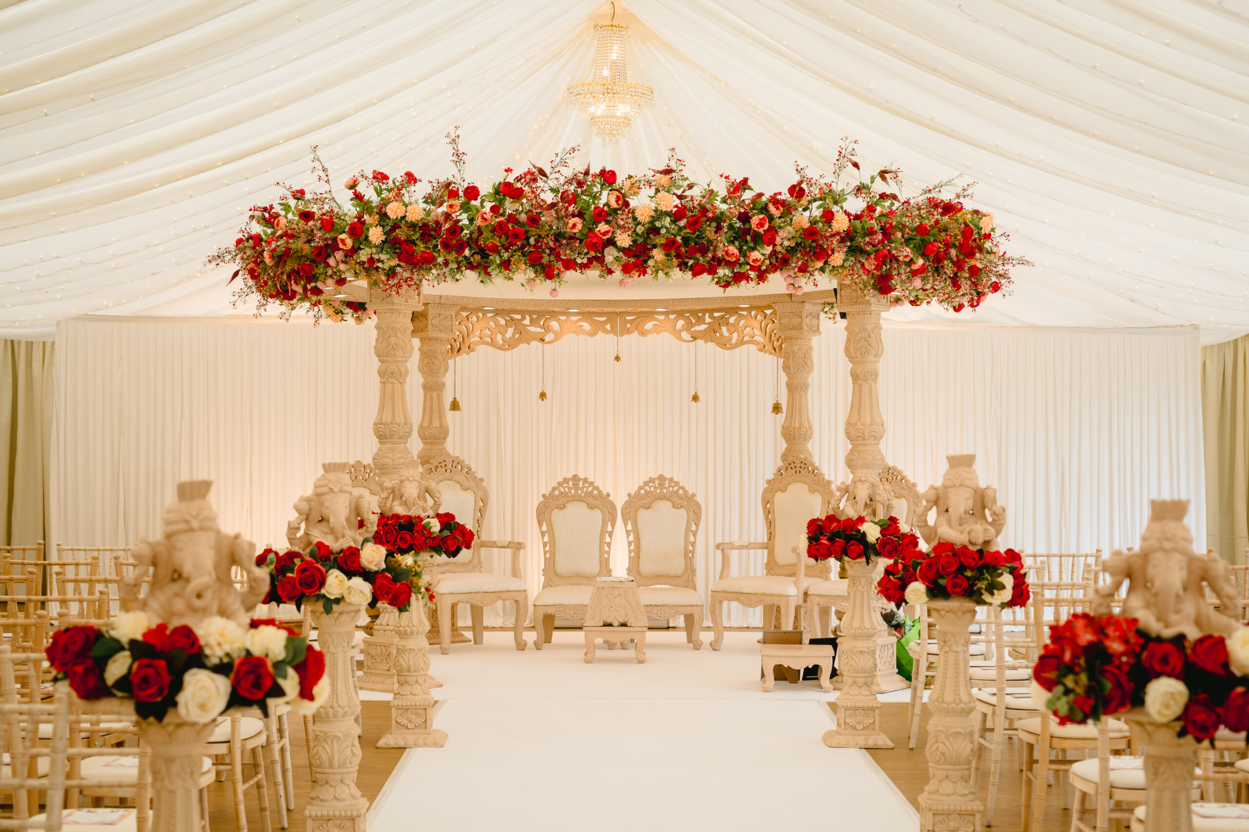 Aryan mandap at Fennes estate Sai mandaps