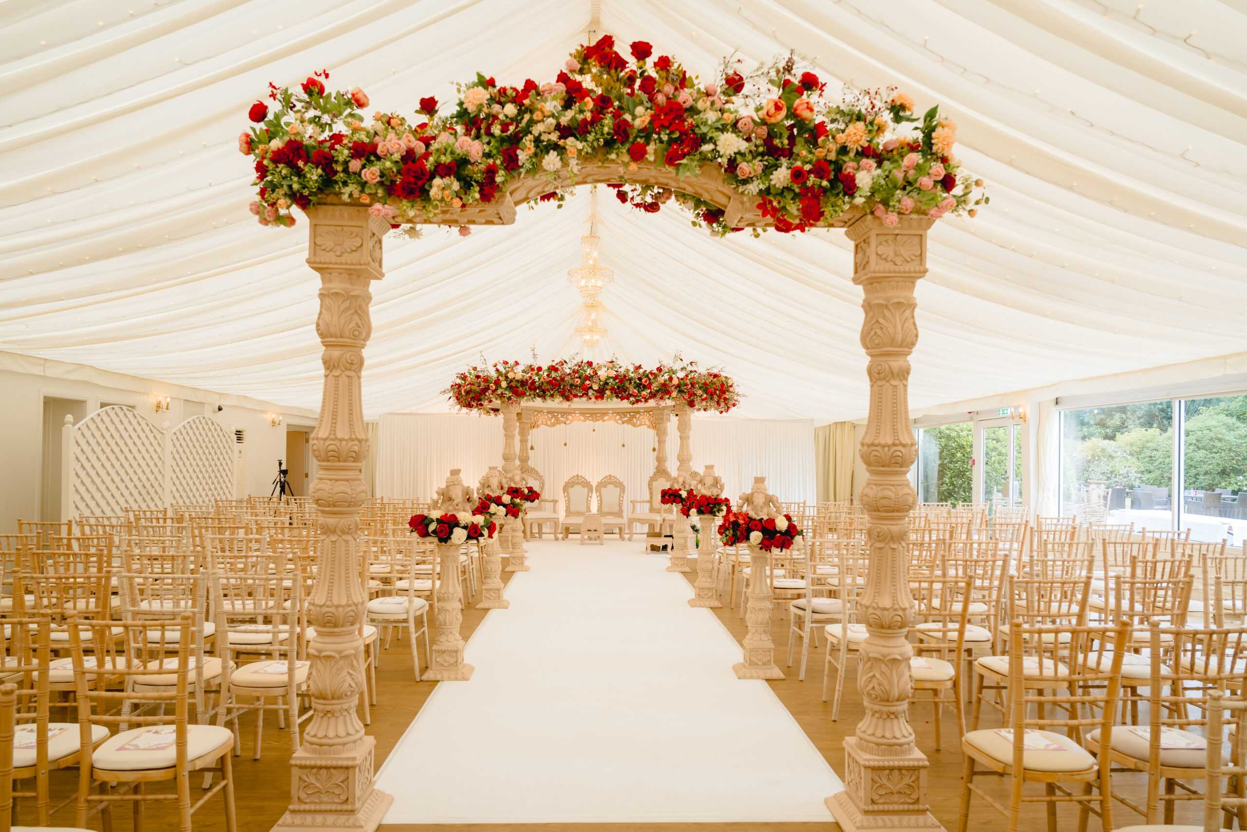 Aryan mandap at Fennes estate Sai mandaps