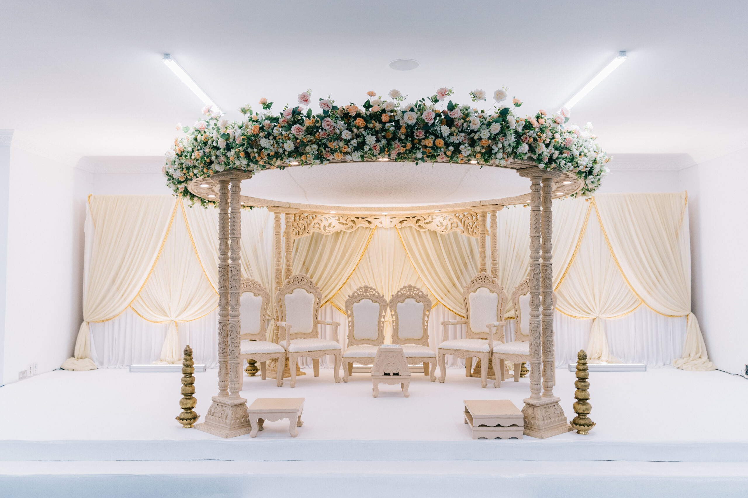 Disha mandap at Bolton Swaminarayan mandir - Sai Mandaps