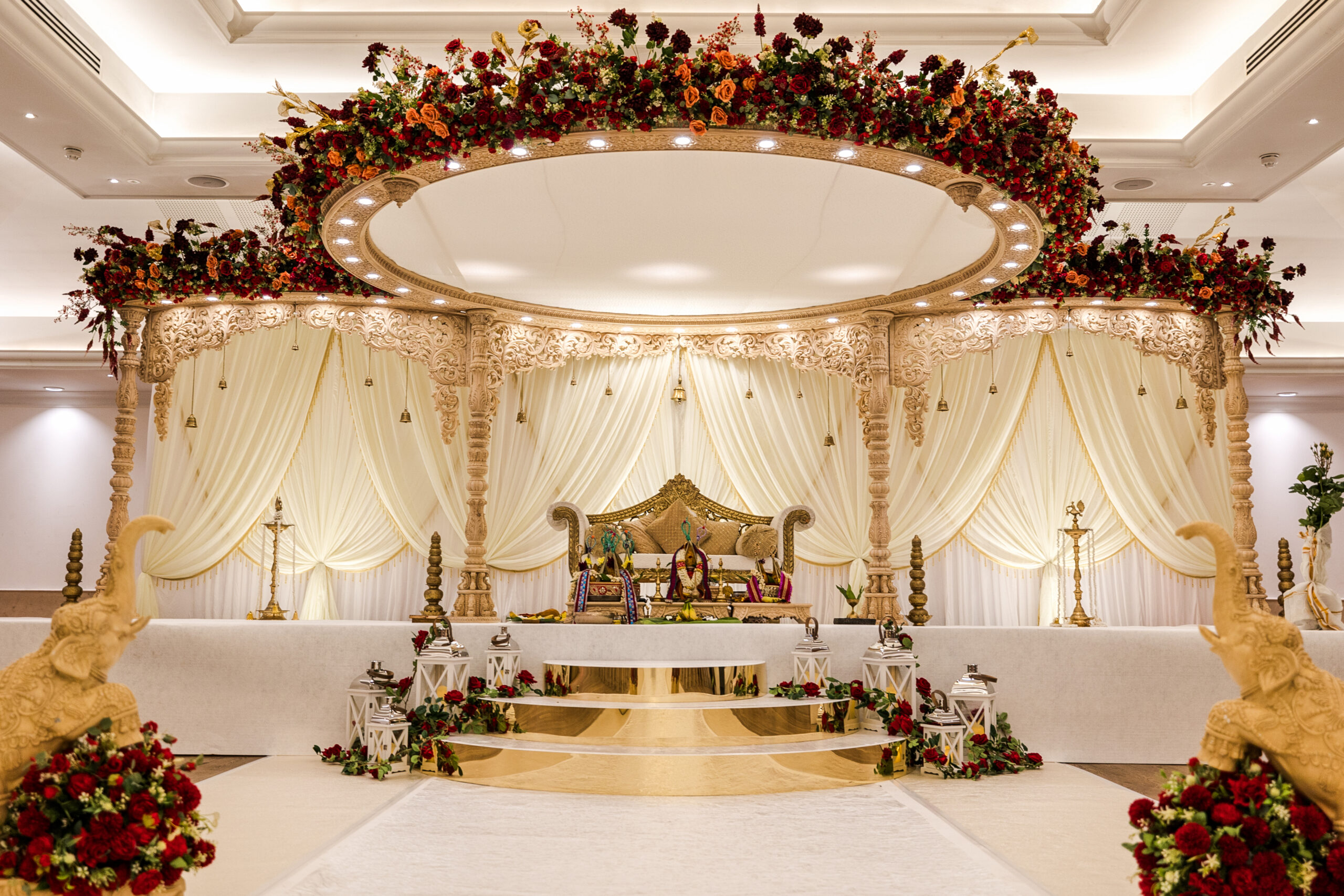 Floating mandap krupali at Oshwal centre - Sai mandaps