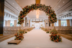 Ishani mandap at the grove