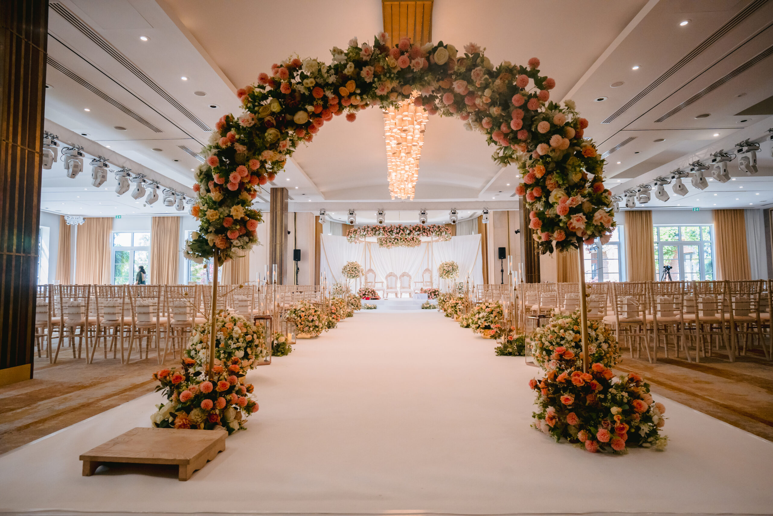 Ishani mandap at the grove