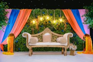Mehndi decor Rose house