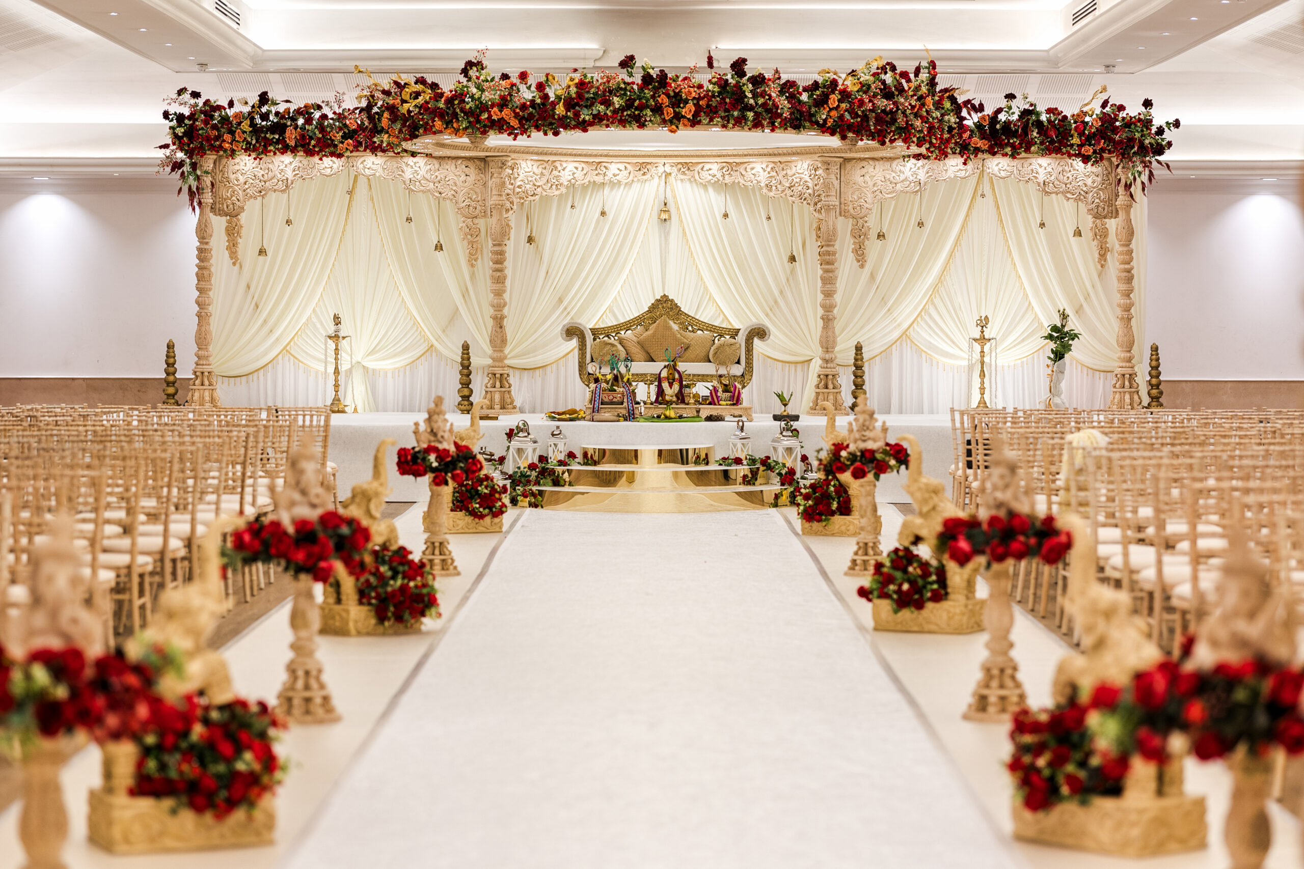 Krupali floating mandap at Oshwal centre - Sai mandaps