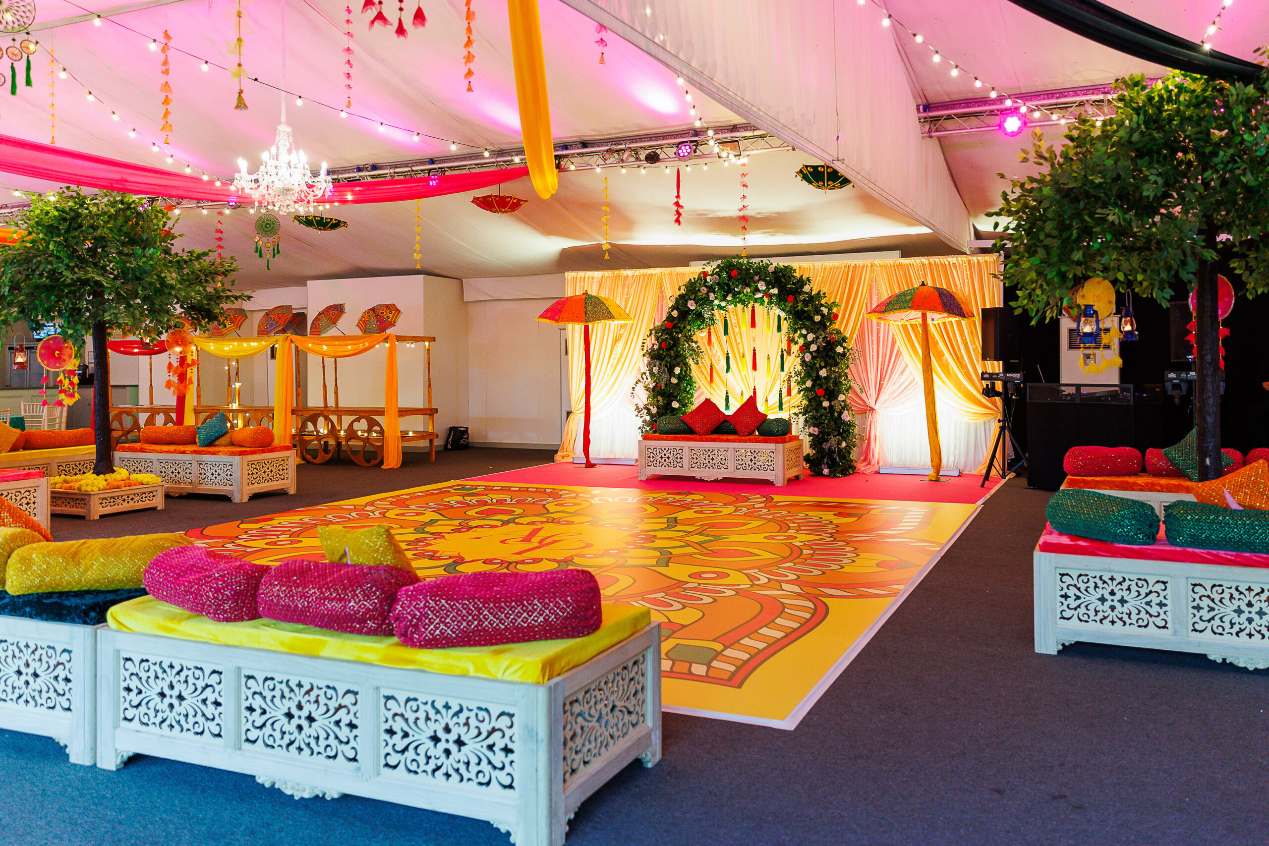 mehndi setup