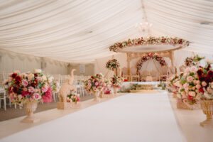 Floating mandap at North Mymms - Sai mandaps