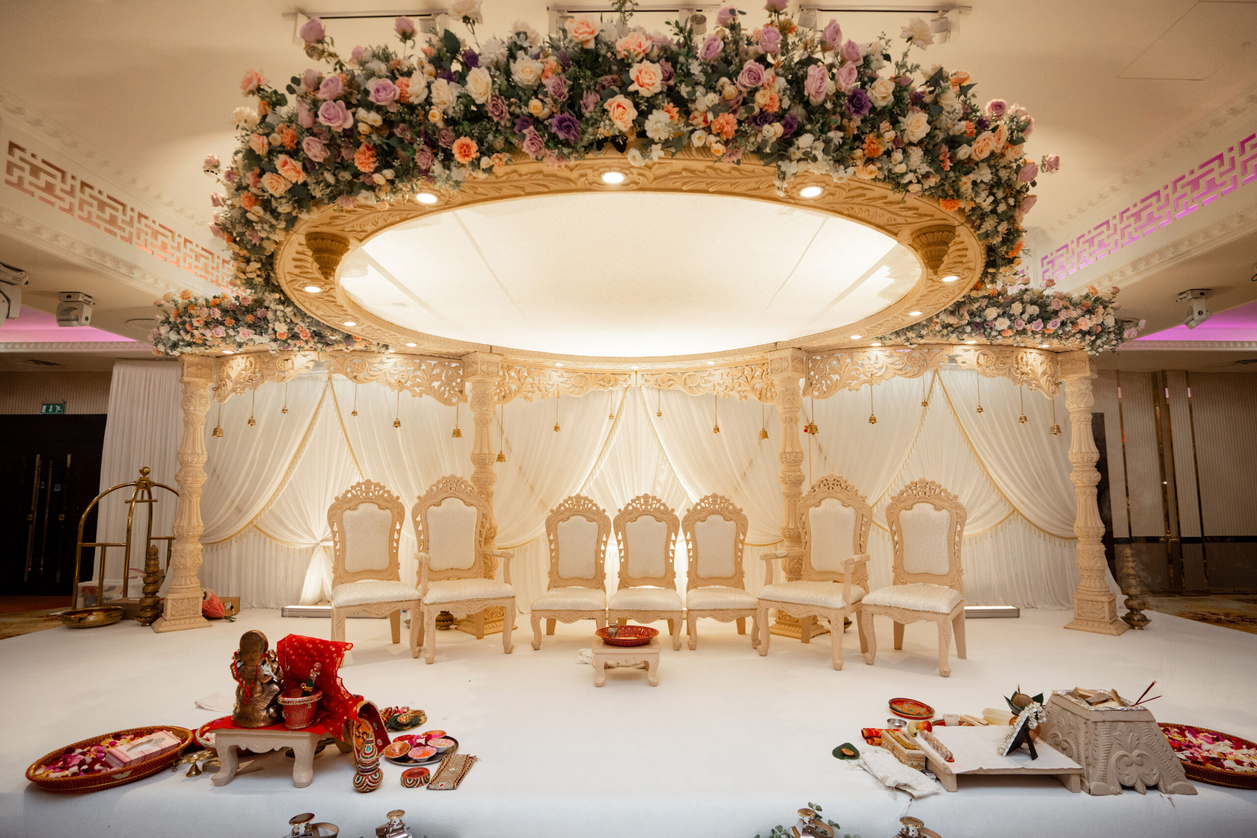 Floating Aryan mandap at Grand Sapphire - Sai mandaps