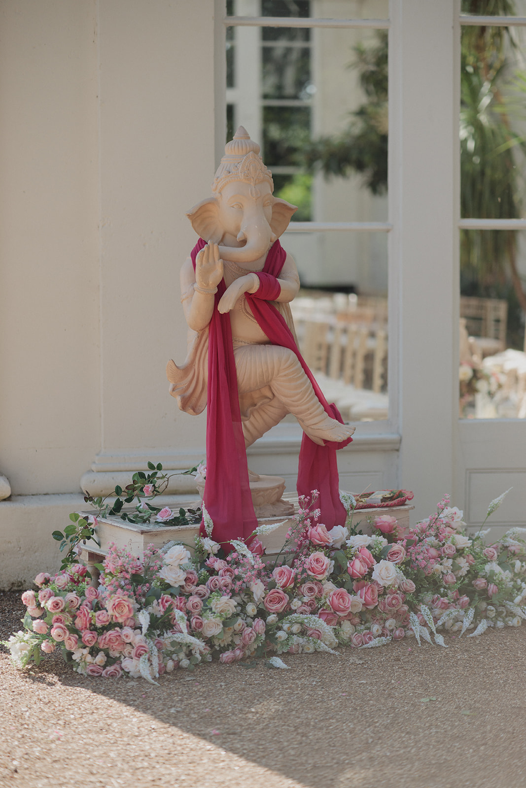 Gunnersbury park foyer decor Sai mandaps