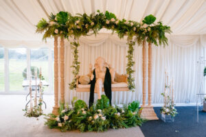 North mymms indoor foyer Sai mandaps