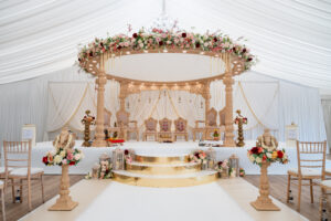 4 Pillar Radhika mandap at Haylands house