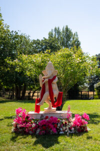 Foyer decor at Fennes estate