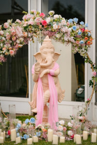 Foyer decor at Luton hoo