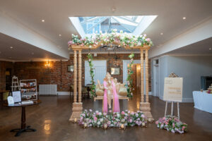Foyer decor at Offley place