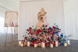 Foyer decor at ponsbourne