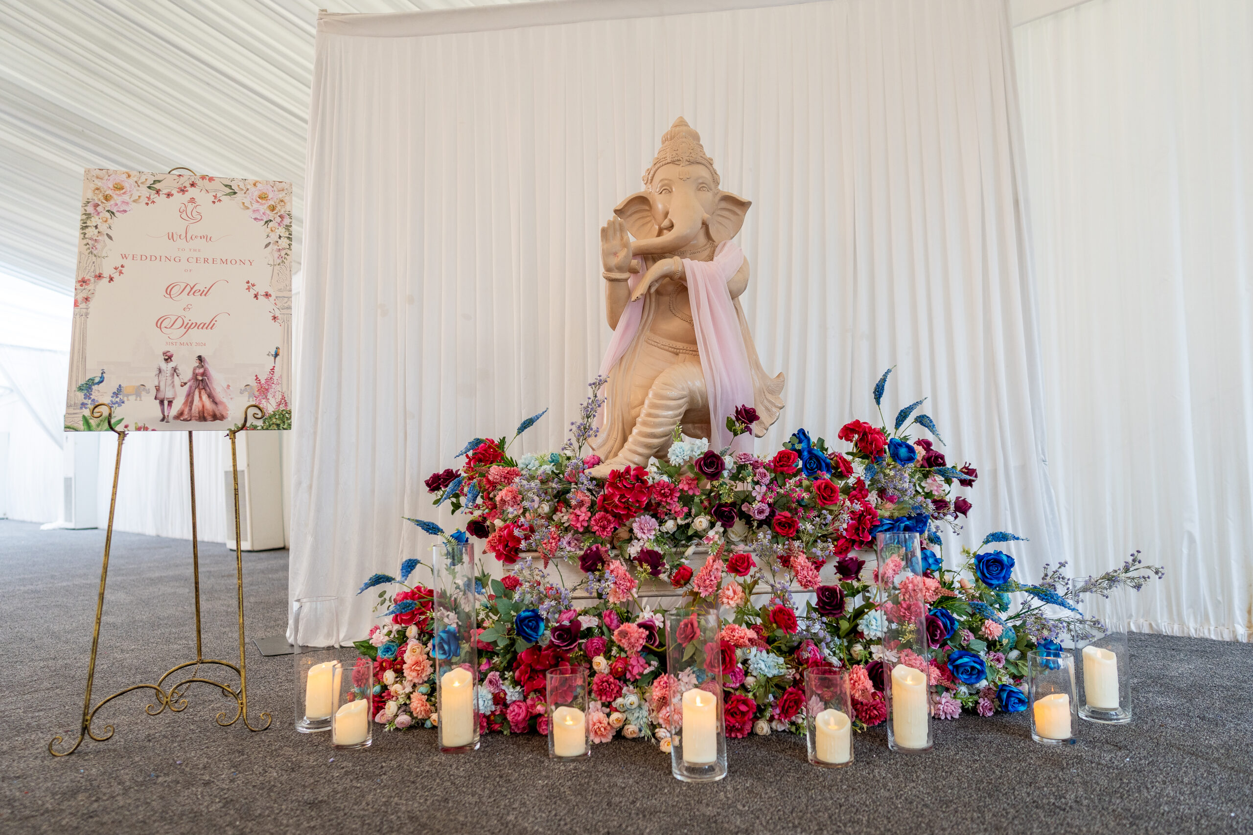 Foyer decor at ponsbourne