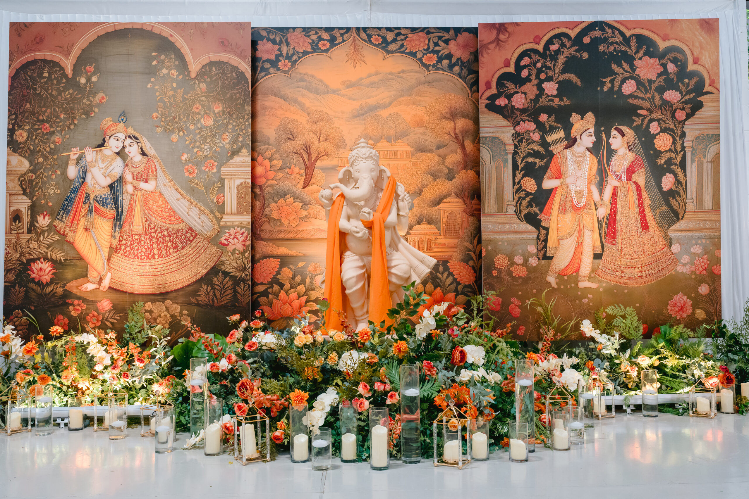 Foyer decor at ponsbourne