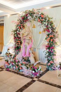 Foyer decor at Oshwal centre