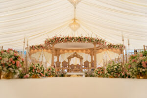 6 Pillar Radhika mandap at Quendon parklands