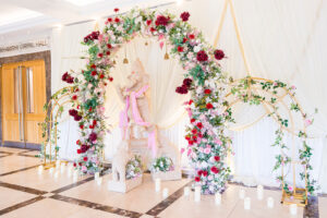 Foyer decor at Oshwal centre