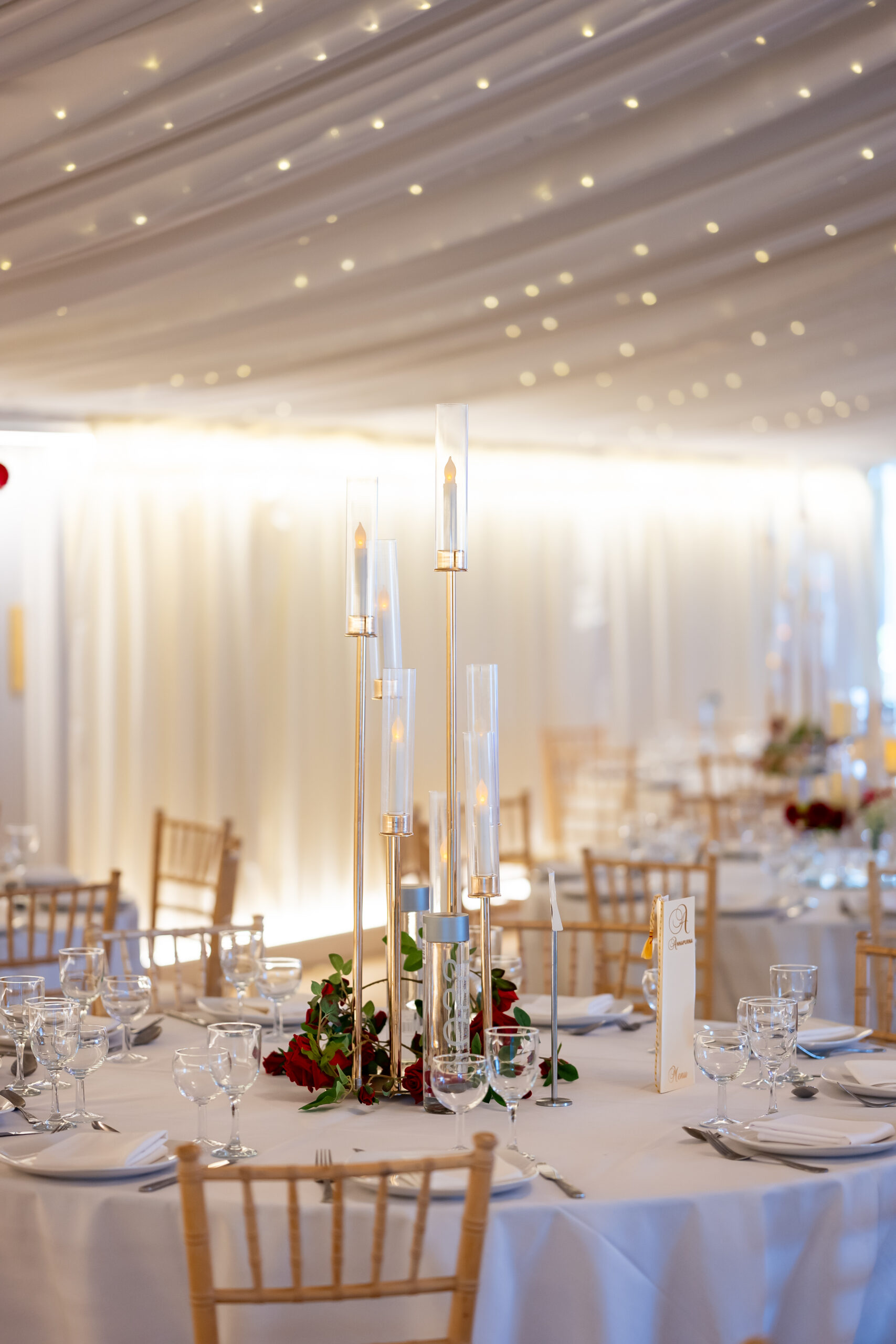 9 Arm Gold candlebra