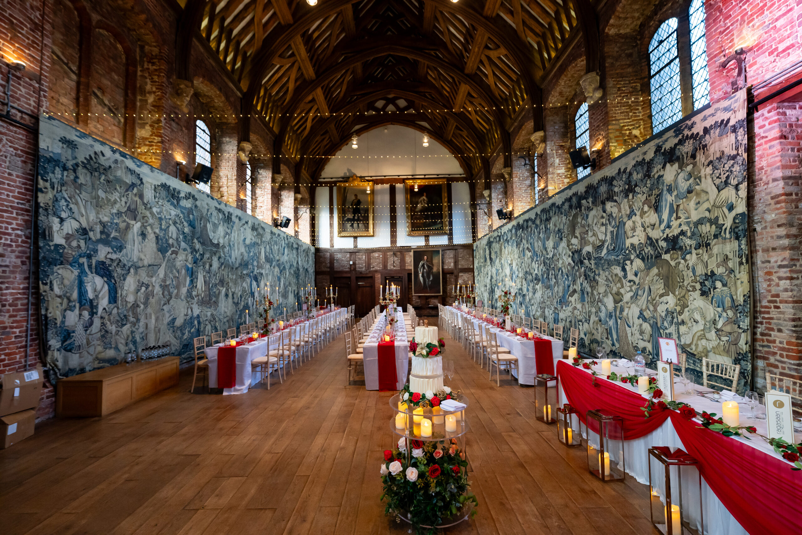 Hatfield house reception decor