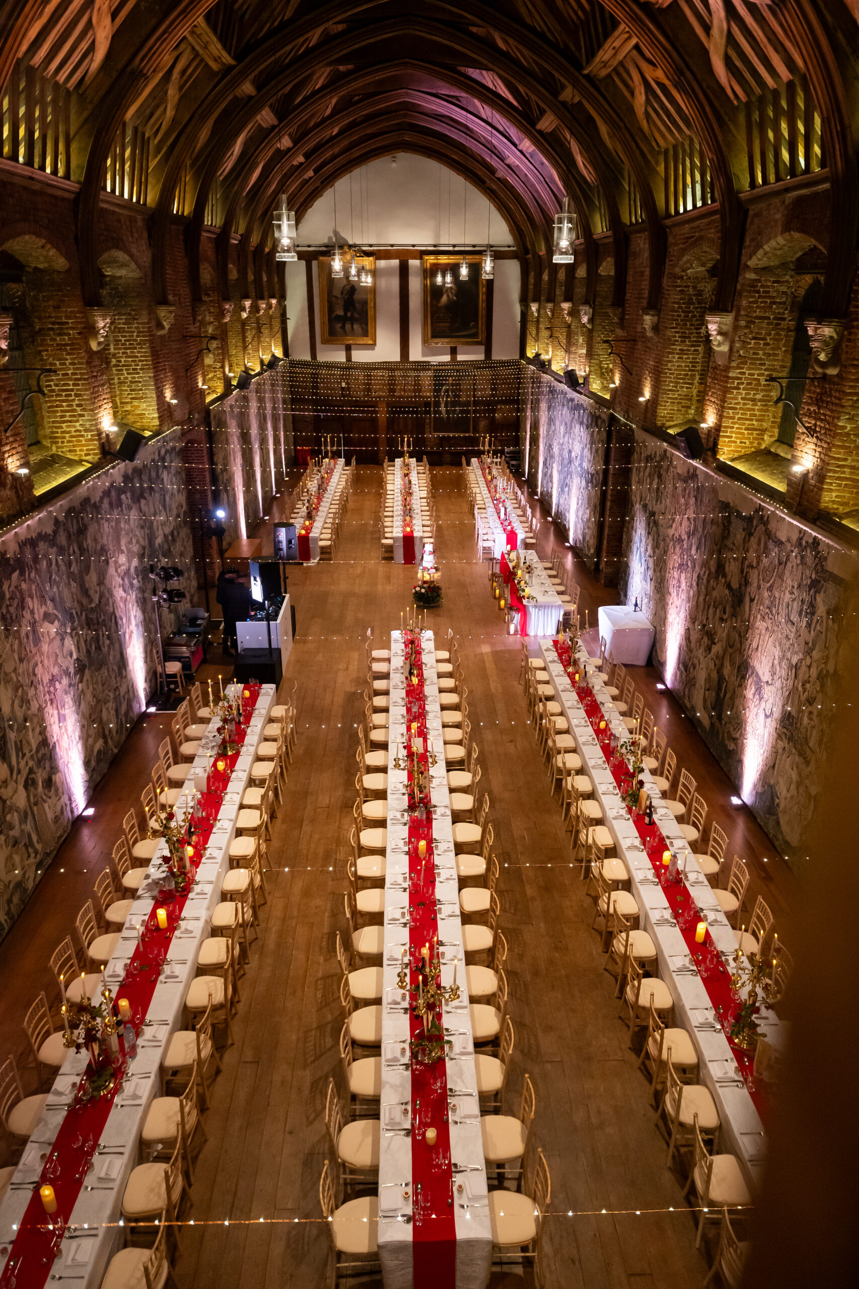 Reception decor hatfield house